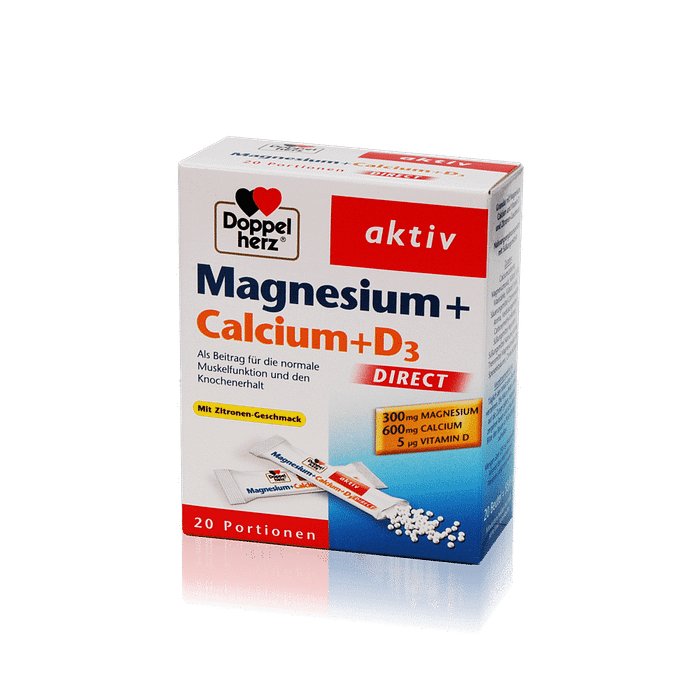 Aktiv Magnésio + Cálcio + D3, suplemento alimentar