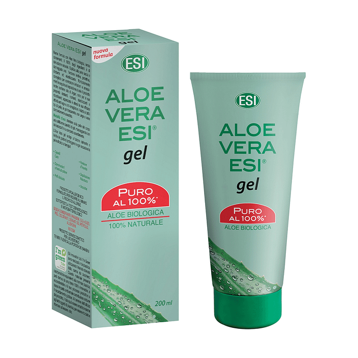 Aloe Vera Gel Puro, com ingredientes biológicos