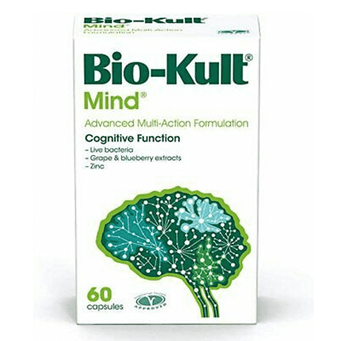 Bio-Kult Mind, suplemento alimentar sem glúten, vegetariano