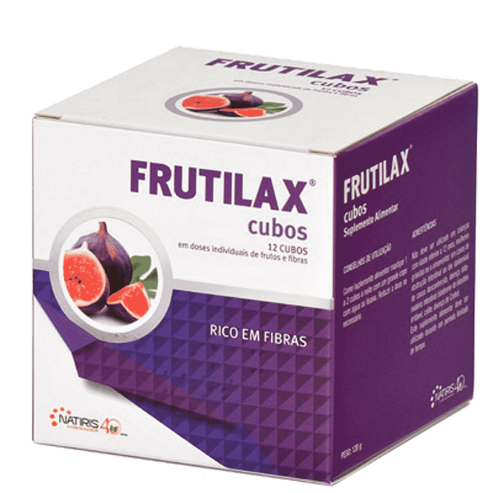 Frutilax Cubos, suplemento alimentar