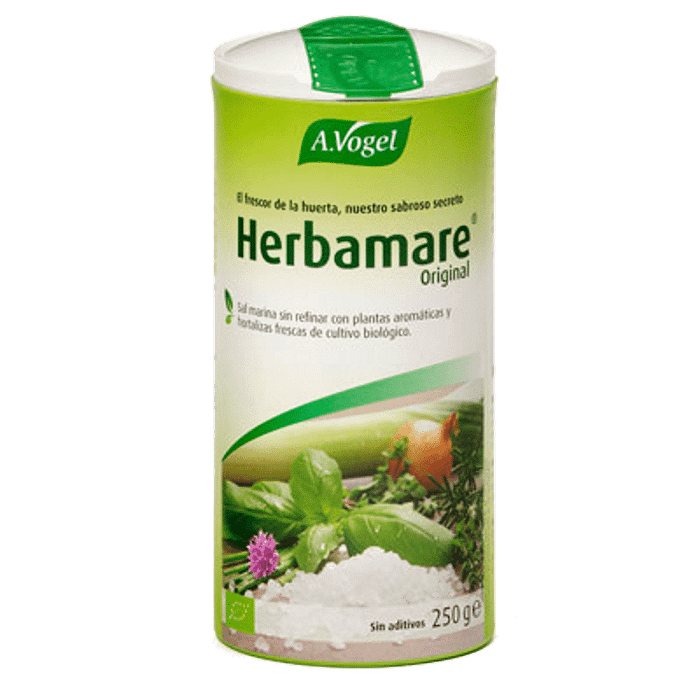 Herbamare, com ingredientes biológicos, sem glúten, sem lactose