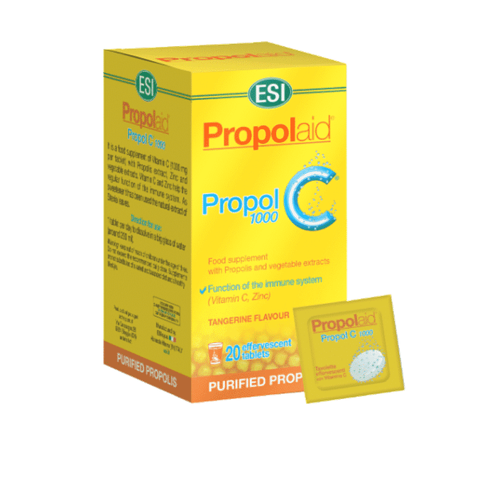 Propol C 1000 mg, suplemento alimentar, suplemento alimentar sem glúten, vegetariano