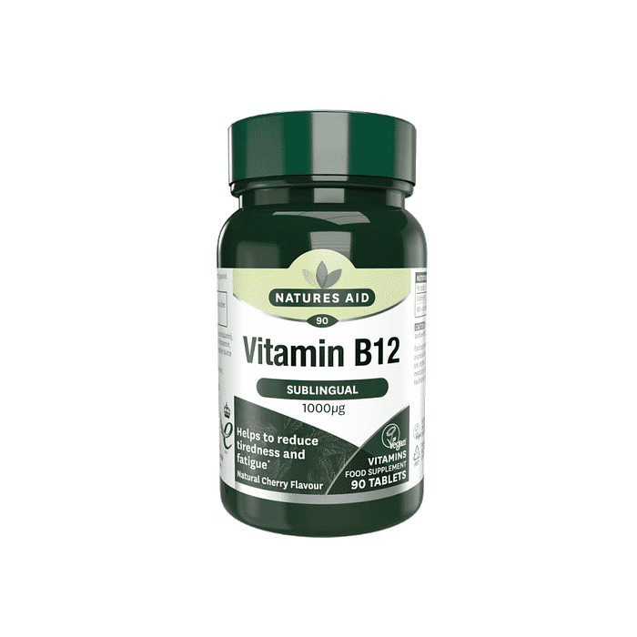 Vitamina B12 1000 µg (Sublingual), suplemento alimentar vegan