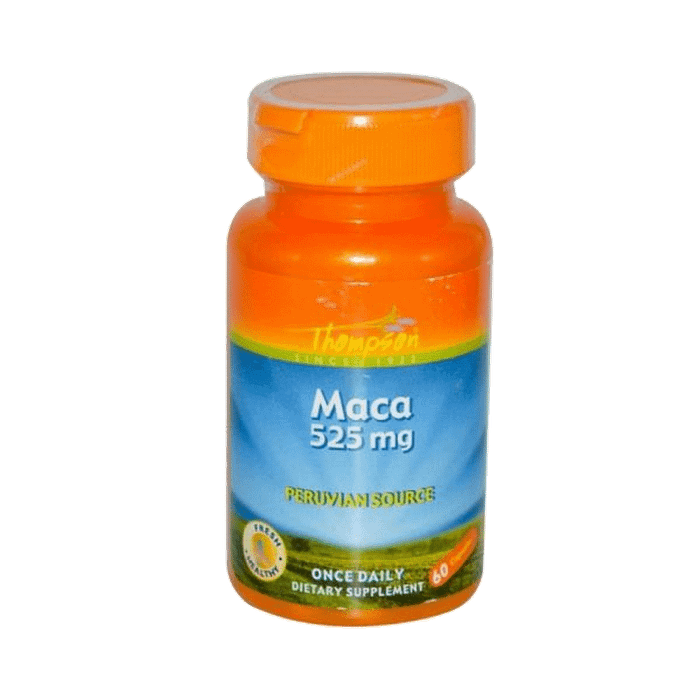 Maca 525 mg, suplemento alimentar vegetariano