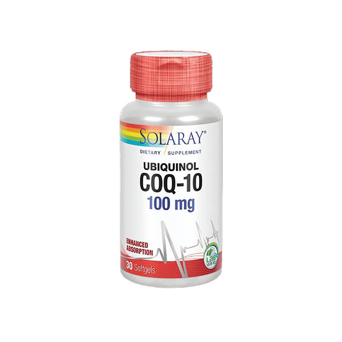 Ubiquinol CoQ-10 100 mg, suplemento alimentar