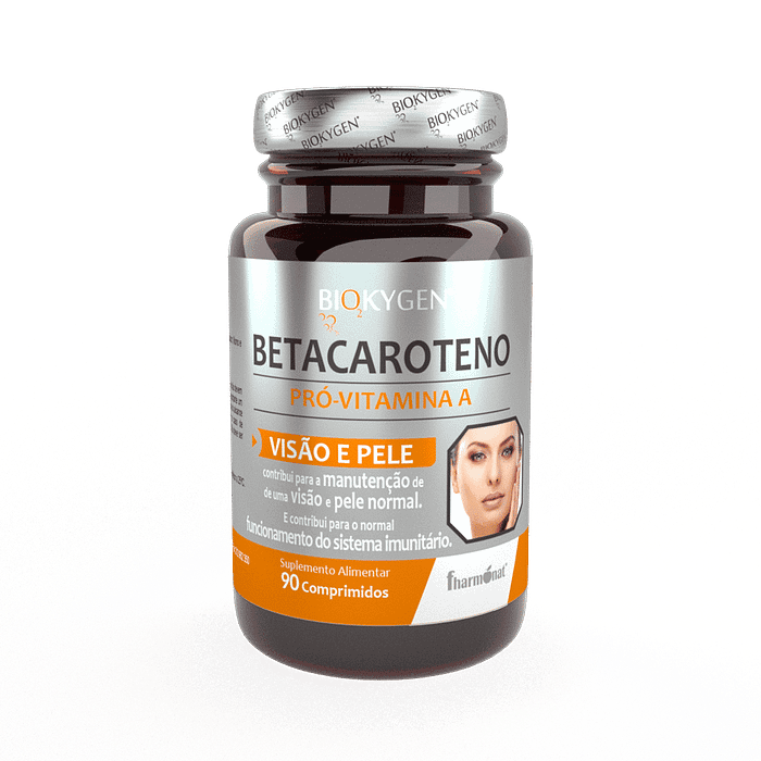 Betacaroteno Pró-Vitamina A, suplemento alimentar