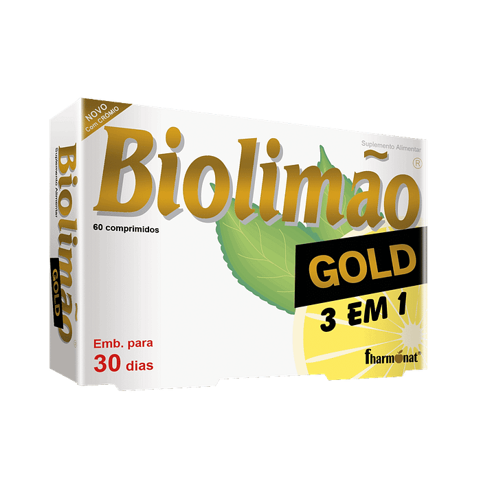 Biolimão Gold 3 em 1, suplemento alimentar