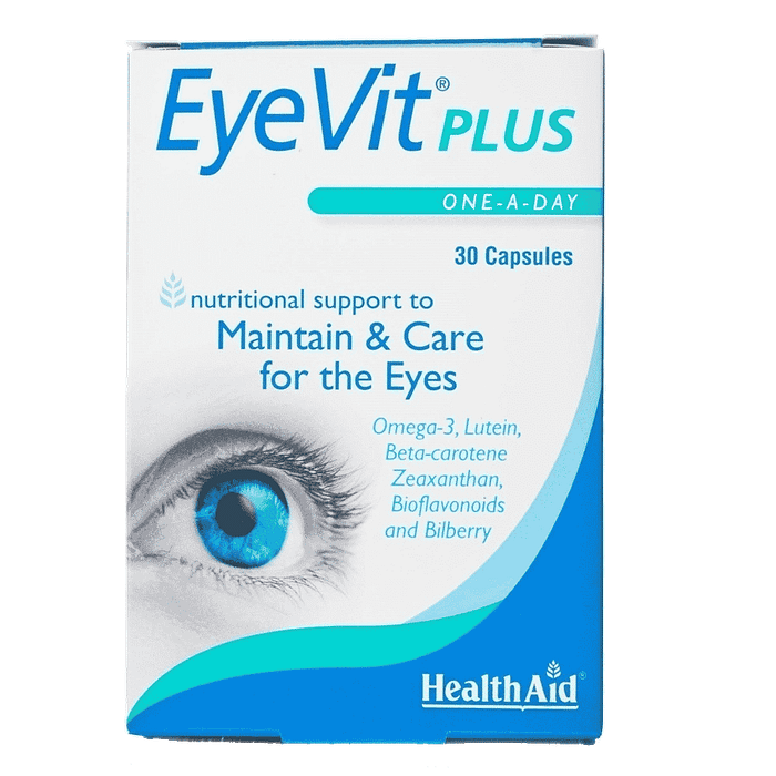EyeVit Plus, suplemento alimentar para a visão, sem glúten