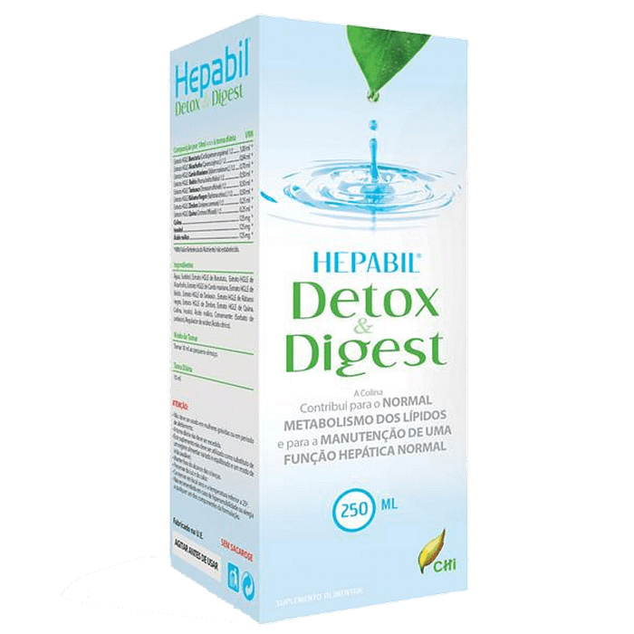Hepabil Detox & Digest, suplemento alimentar