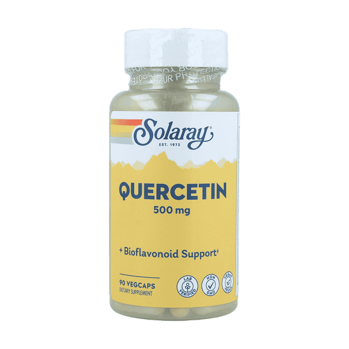 Quercetina 500 mg, suplemento alimentar vegan