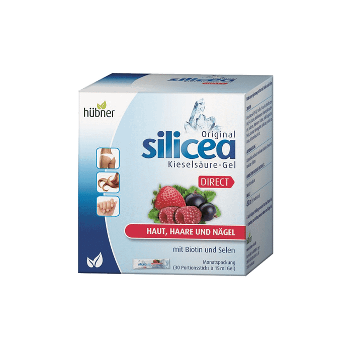 Silicea Direct, suplemento alimentar sem glúten, sem lactose, vegan