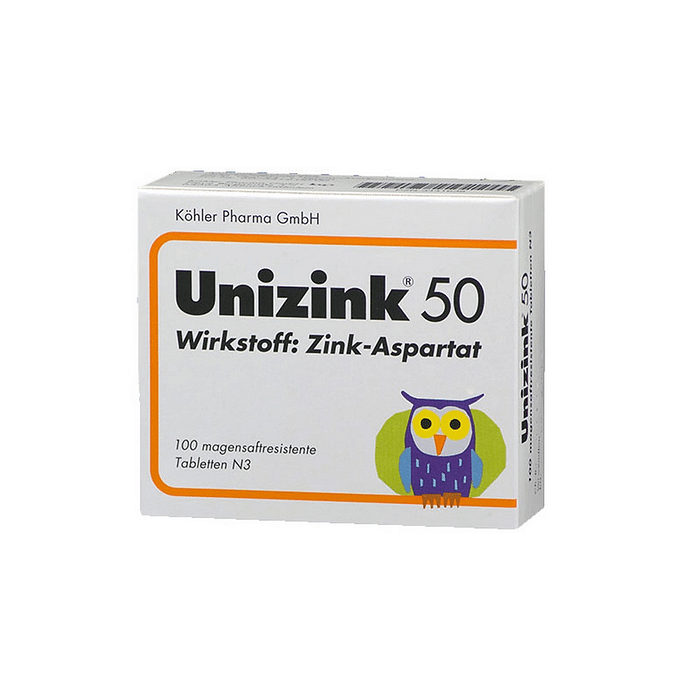 Unizink 50, suplemento alimentar