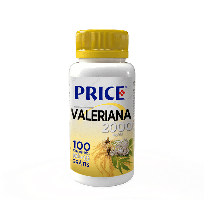 Valeriana 2000 mg, suplemento alimentar