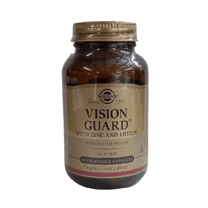 Vision Guard, suplemento alimentar sem glúten, sem lactose, vegan e vegetariano