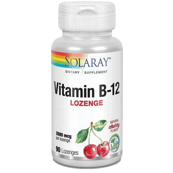 Vitamina B12 2000 mcg, suplemento alimentar sem açúcar, sem glúten, adequado a vegans