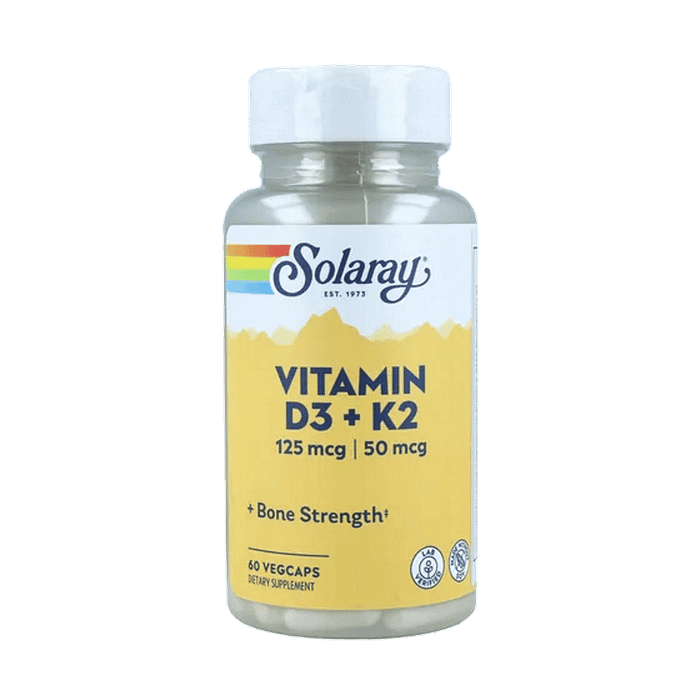 Vitamina D3 + K2 cápsulas, suplemento alimentar sem glúten, sem soja