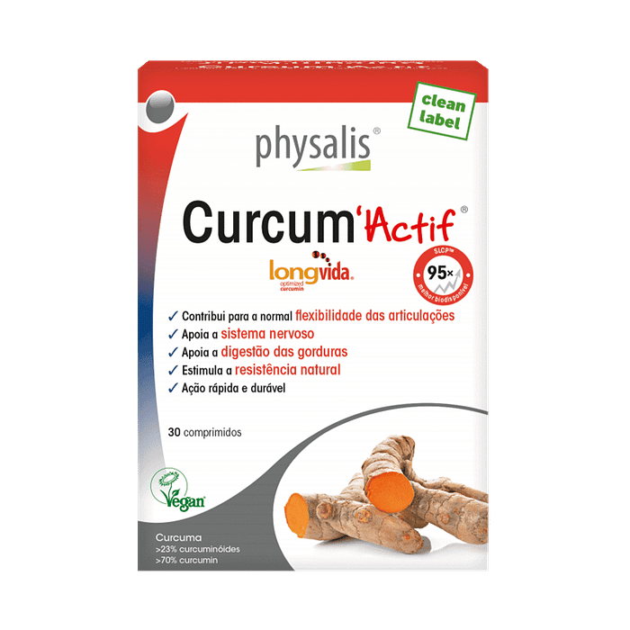 Curcum'Actif, suplemento alimentar vegan