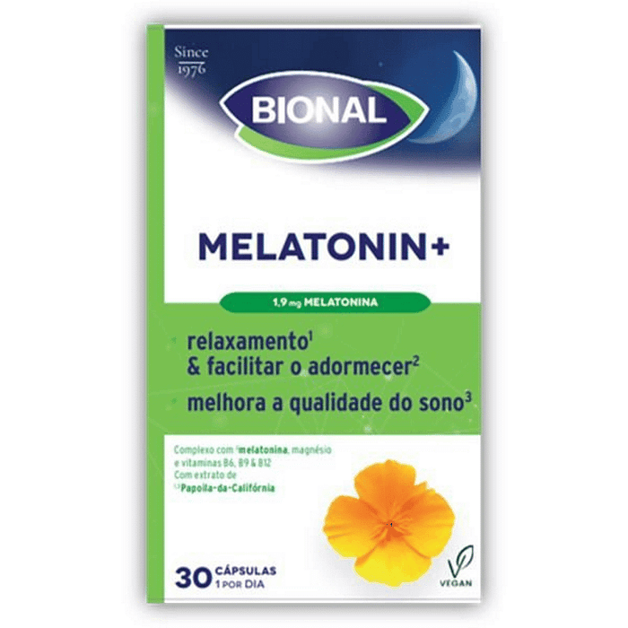 Melatonin + Bional, suplemento alimentar para melhorar a qualidade do sono, ajudar a relaxar