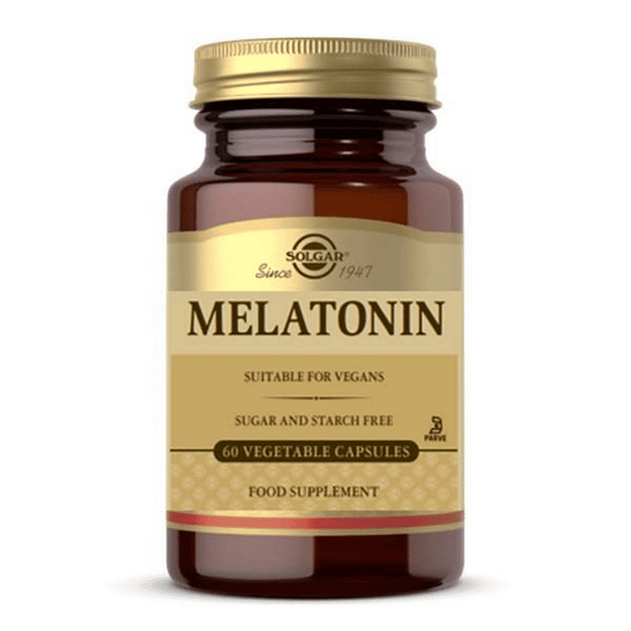 Melatonin, suplemento alimentar sem glúten, sem açúcar, sem soja, adequado a vegans