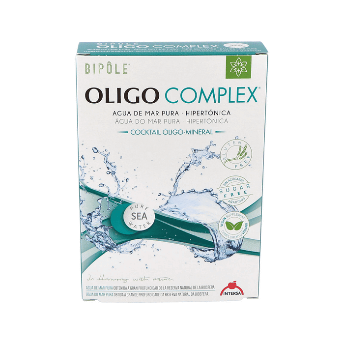 Oligo Complex, suplemento alimentar sem açúcar, sem glúten, vegan