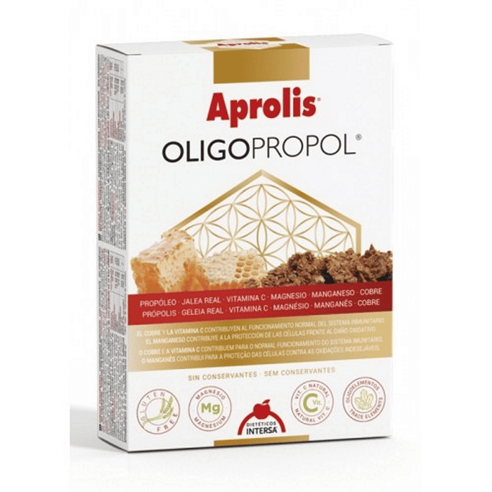 Aprolis Oligopropol, suplemento alimentar sem glúten