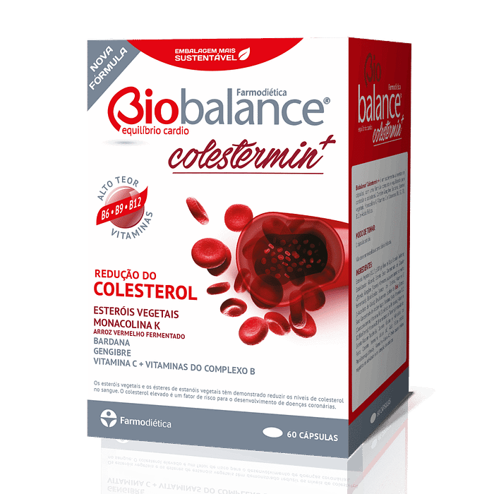 Biobalance Colestermin+, suplemento alimentar para o colesterol