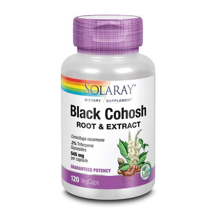 Black Cohosh, suplemento alimentar sem glúten, adequado a vegans