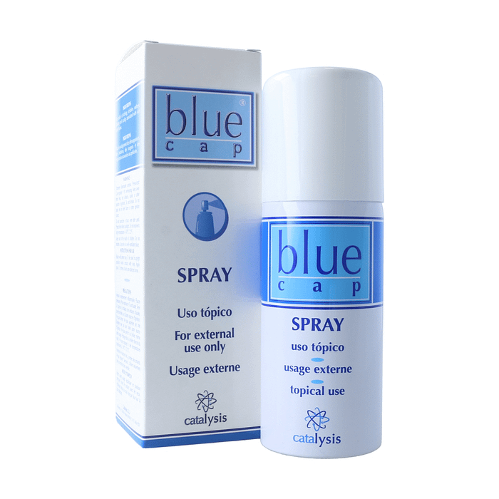 Blue Cap Spray, para uso tópico