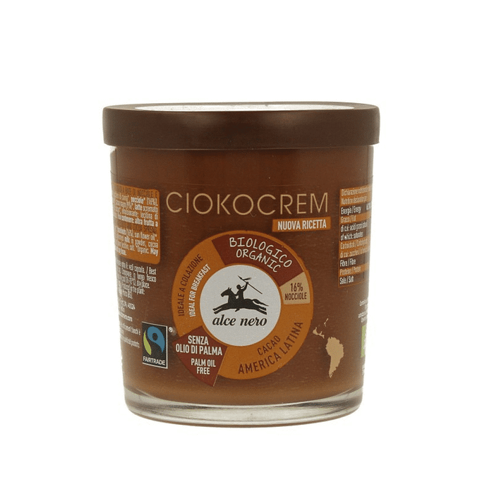 Creme de Chocolate com Avelãs de ingredientes biológicos