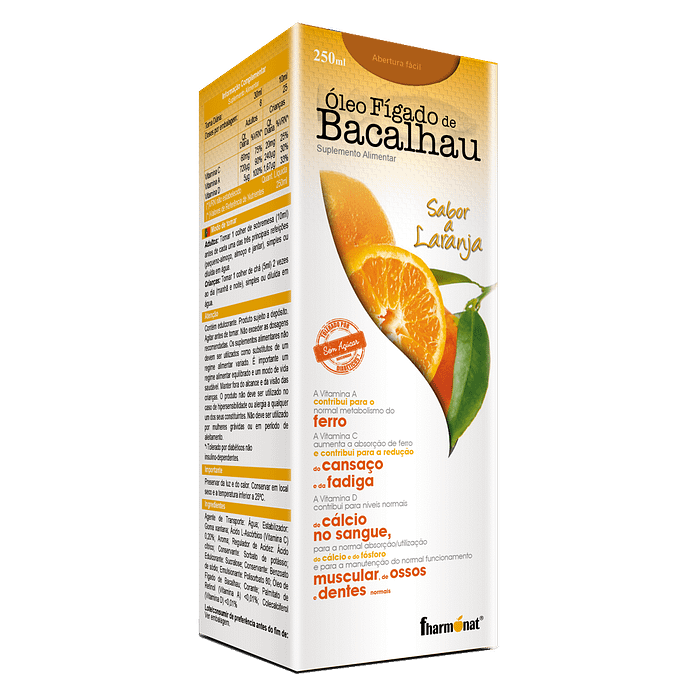 Óleo Fígado de Bacalhau, suplemento alimentar