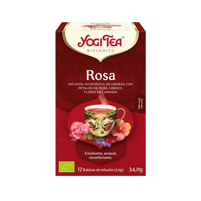 Infusão Rosa, biológica, sem glúten, vegan