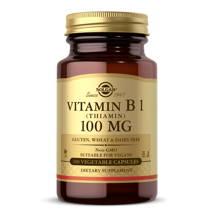 VITAMINA B1 (THIAMIN) 100 MG SUPLEMENTO SOLGAR