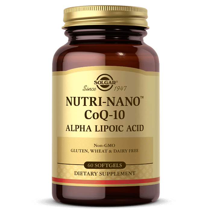 Nutri-Nano CoQ-10 e Ácido Alfa-Lipóico Suplemento solgar