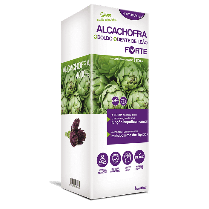 Alcachofra + Boldo + Dente de Leão Forte, suplemento alimentar