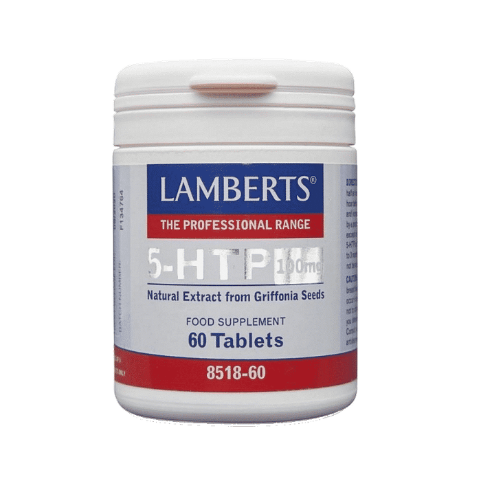 5-HTP 100 mg, suplemento alimentar vegan e vegetariano