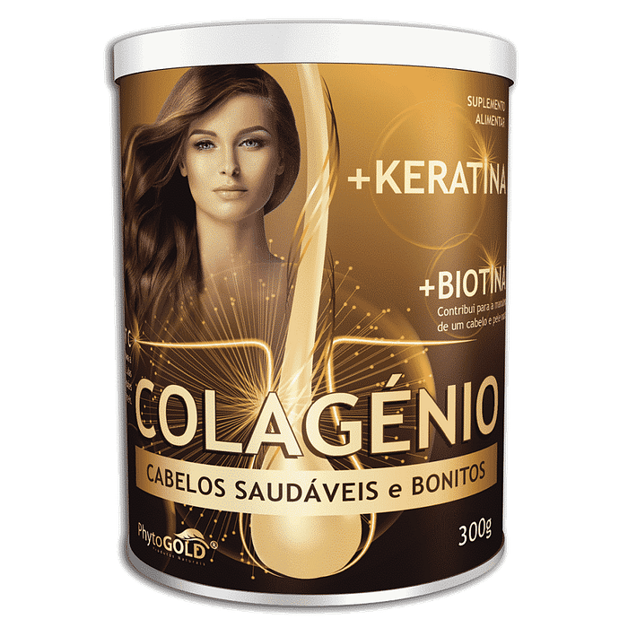 Colagénio + Keratina Cabelos Saudáveis, suplemento alimentar