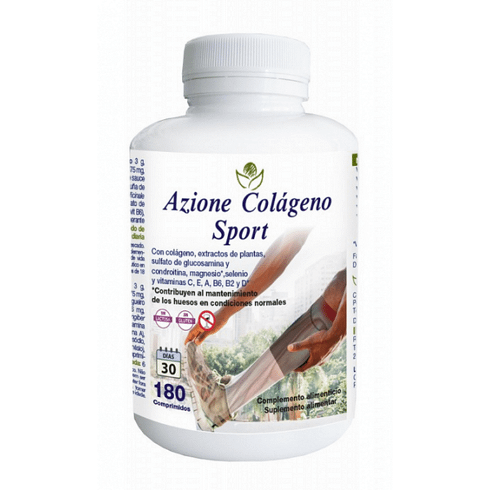 Azione Colágeno Sport, suplemento alimentar sem glúten e sem lactose