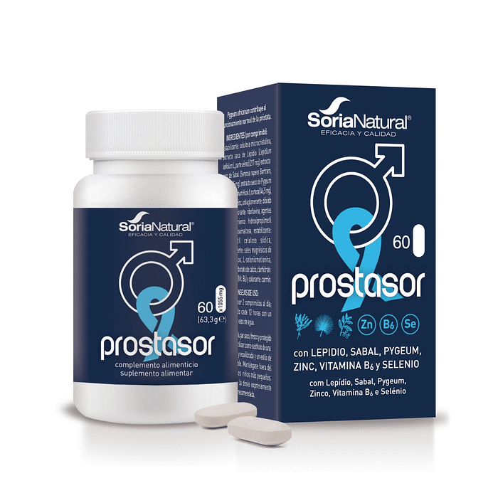 Prostasor, suplemento alimentar sem glúten