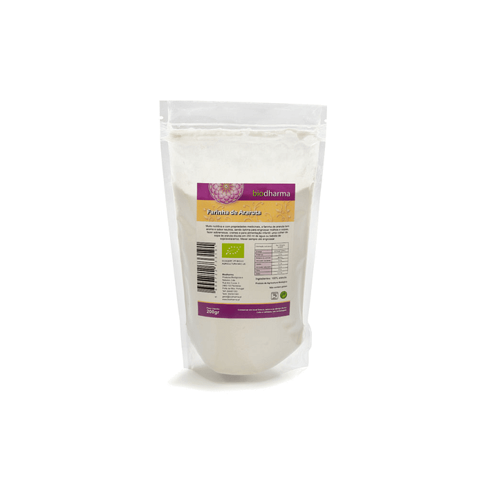 Farinha de Araruta, biológico, sem glúten, sem lactose, sem soja, vegan, vegetariano