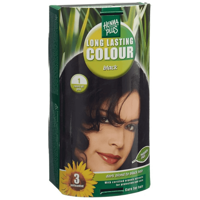 LL Colour 1 Black, coloração em creme