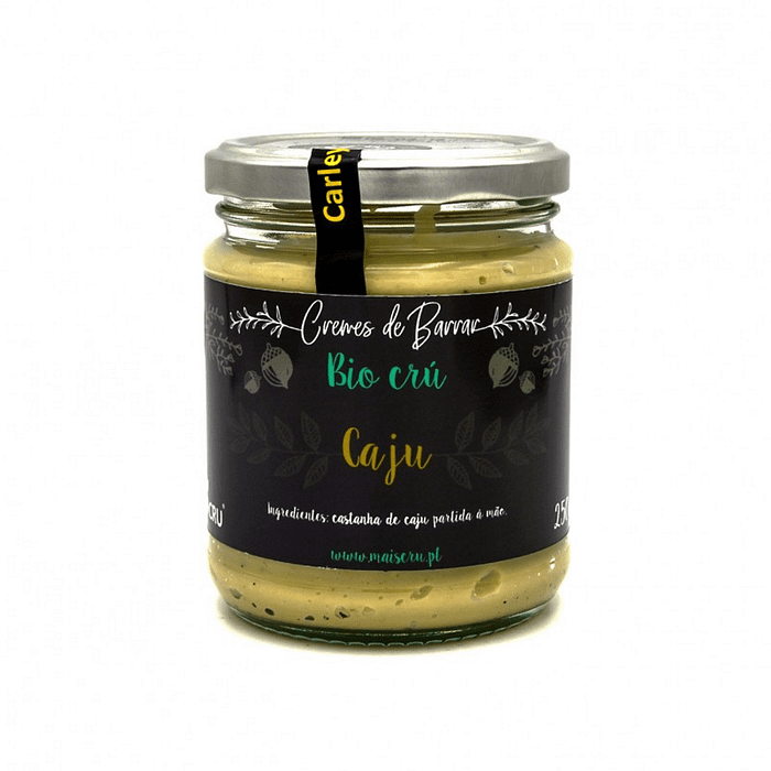Creme de Caju, biológico, alimentação vegan e vegetariana