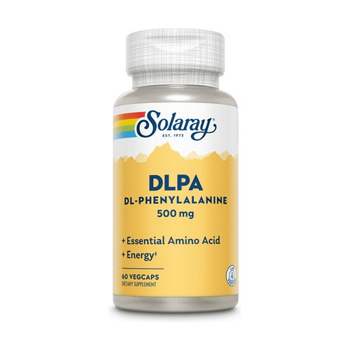 DLPA dl-phenylalanine, suplemento alimentar vegetariano