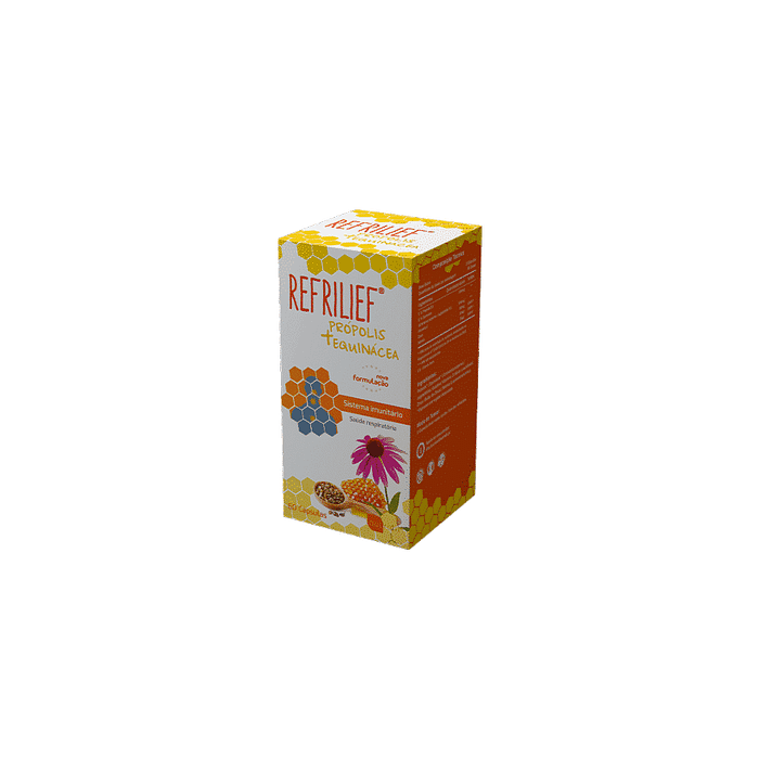 Refrilief Própolis + Equinácea, suplemento alimentar, sem açúcar, sem glúten, sem lactose