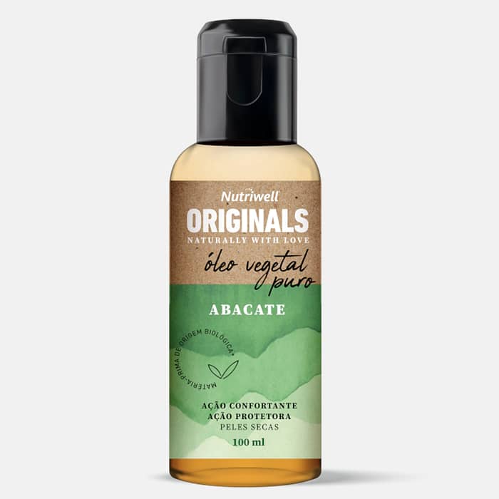 Óleo Vegetal Puro de Abacate, de origem biológica