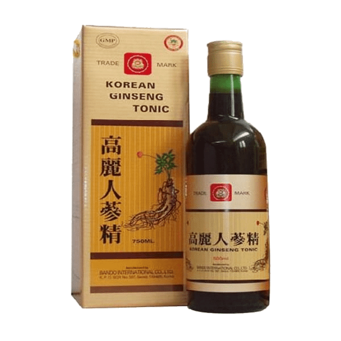 Tónico de Ginseng Coreano, suplemento alimentar