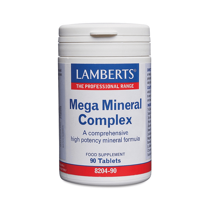 Mega Mineral Complex, adequado a vegans e vegetarianos