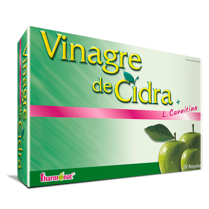 Vinagre de Cidra Ampolas, suplemento alimentar