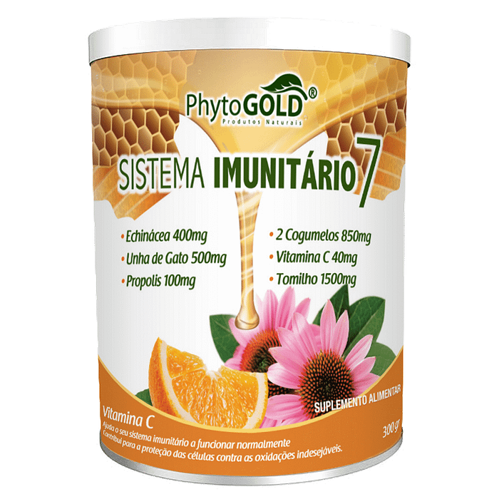 Sistema Imunitário 7, excelente sabor a citrino (ananás)