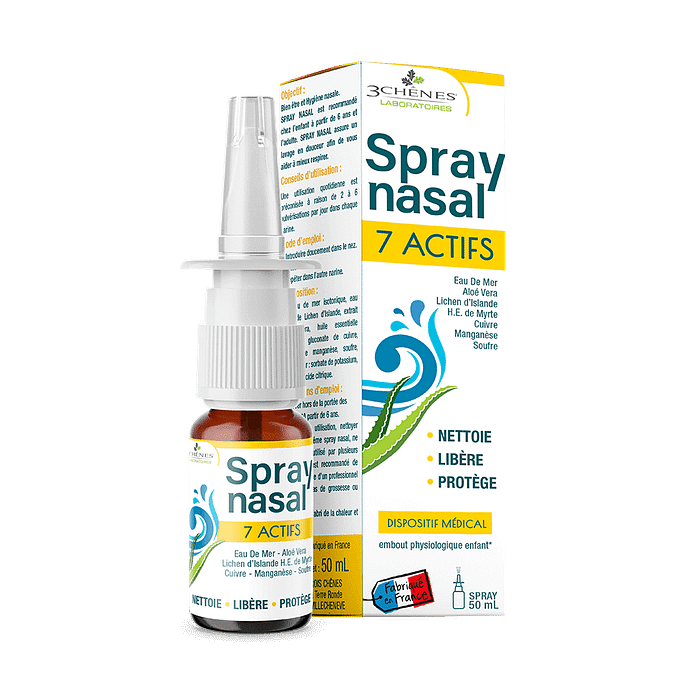 Spray Nasal 7 Princípios Ativos, para o bem estar nasal