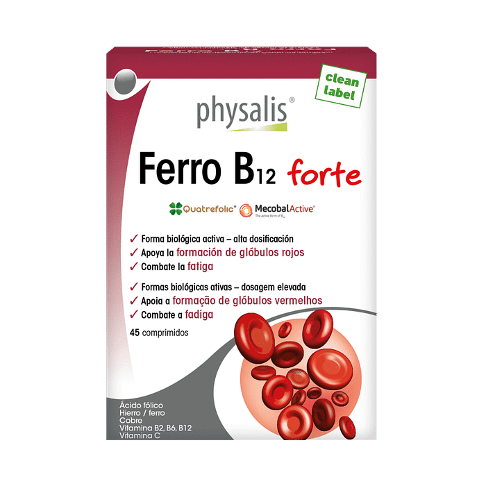 Ferro B12 Forte, suplemento alimentar